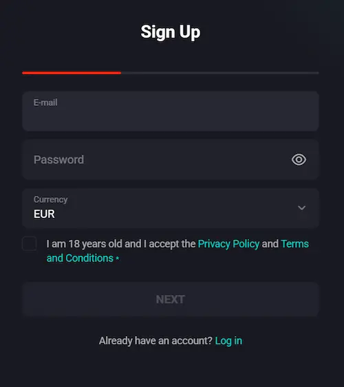 N1 Casino signup
