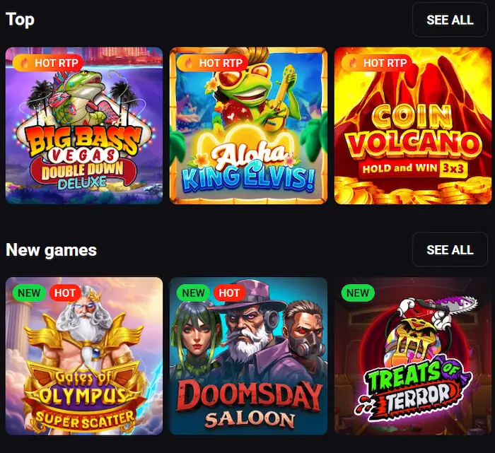 N1 Casino games